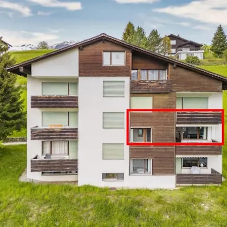 Aussicht Mit Poolbereich In Skiregion Brigels * Breíl