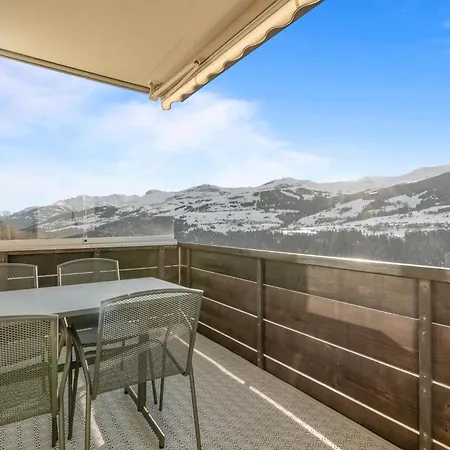 Aussicht Mit Poolbereich In Skiregion Brigels アパート *
