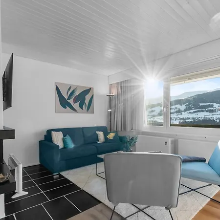 Lägenhet Aussicht Mit Poolbereich In Skiregion Brigels Breíl