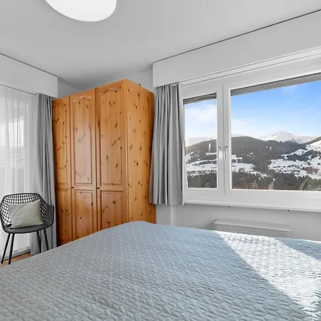 Aussicht Mit Poolbereich In Skiregion Brigels 公寓 Breíl