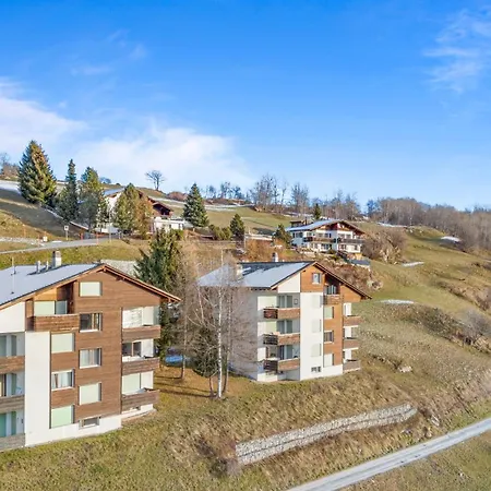 Aussicht Mit Poolbereich In Skiregion Brigels 公寓