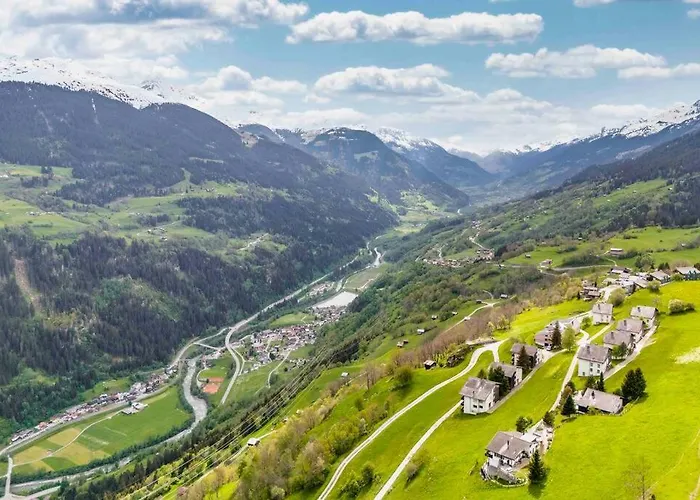 Aussicht Mit Poolbereich In Skiregion Brigels Appartement *
