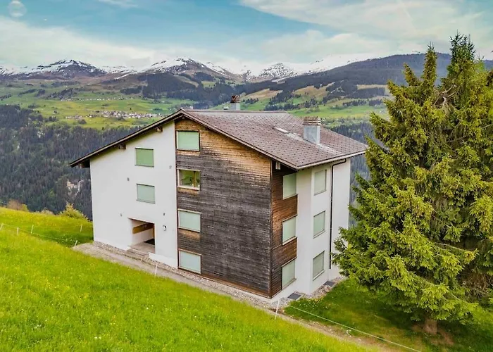 Apartament Aussicht Mit Poolbereich In Skiregion Brigels