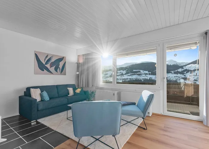 Aussicht Mit Poolbereich In Skiregion Brigels Apartament Breíl