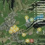 Aussicht Mit Poolbereich In Skiregion Brigels